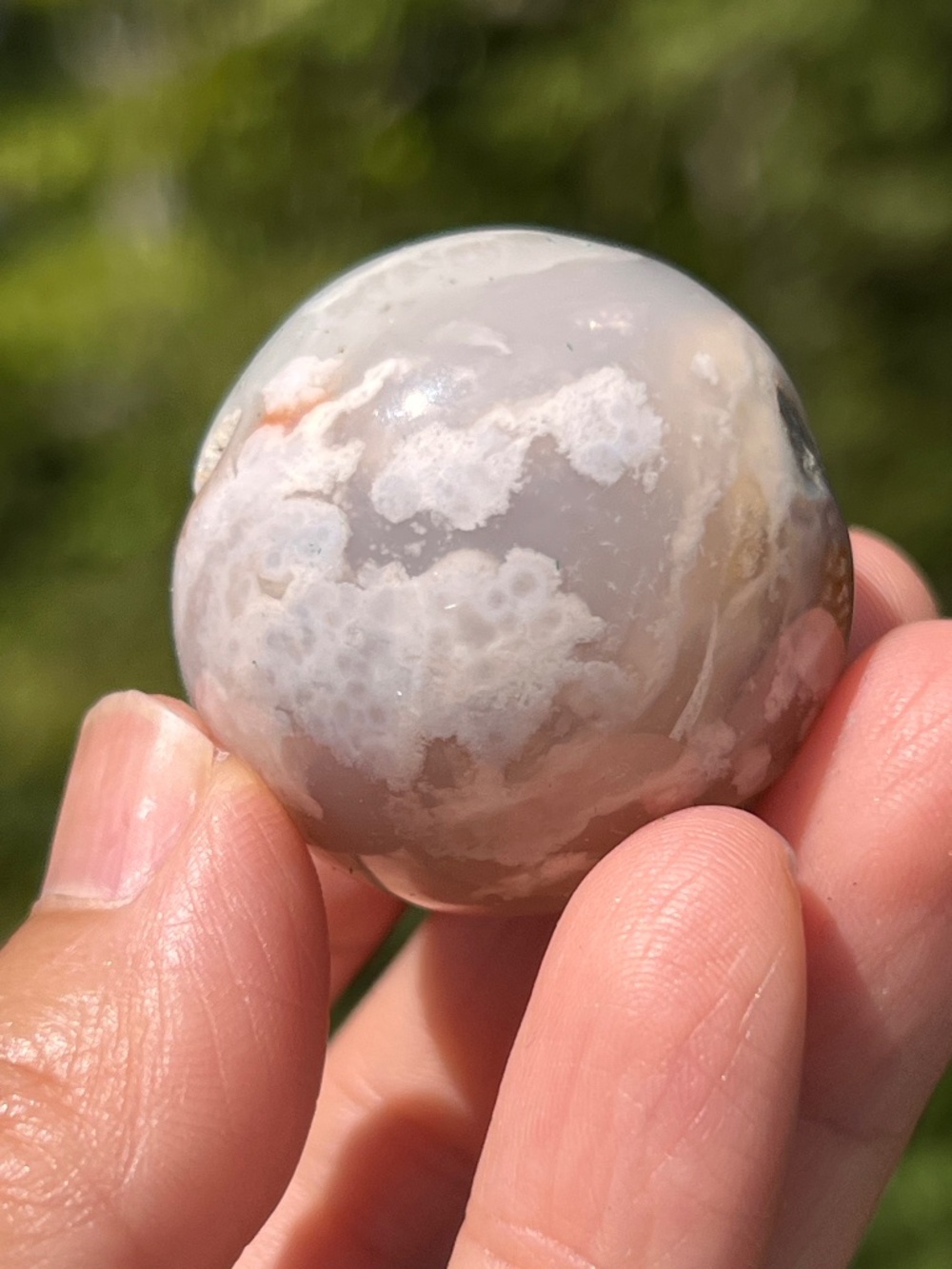 Agate (2) sphere | crystal